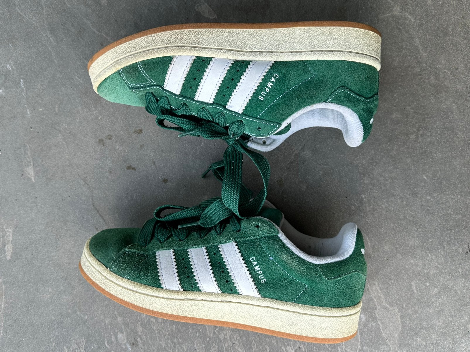 ❣️Adidas campus 00s sneakers - maat 38 2/3, Kleding | Dames, Verzenden, Gedragen, Groen, Sneakers of Gympen