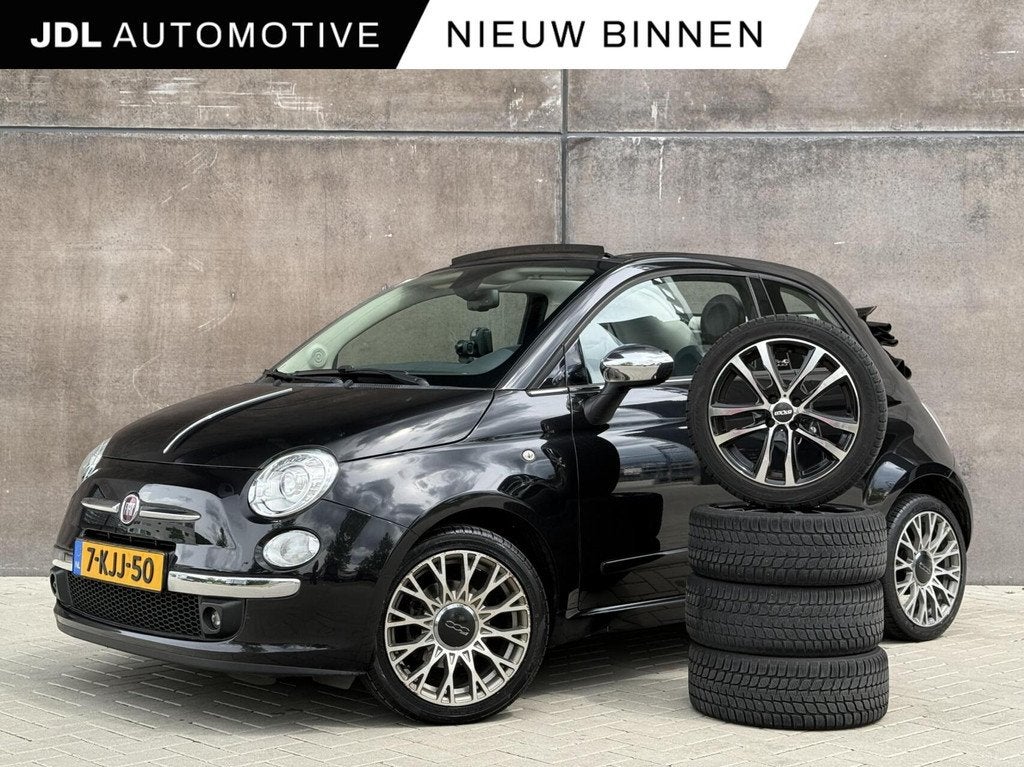 Fiat 500 0.9 TwinAir Lounge | Navigatie | Climate control |, Euro 5, 86 pk, Gebruikt, Cabriolet