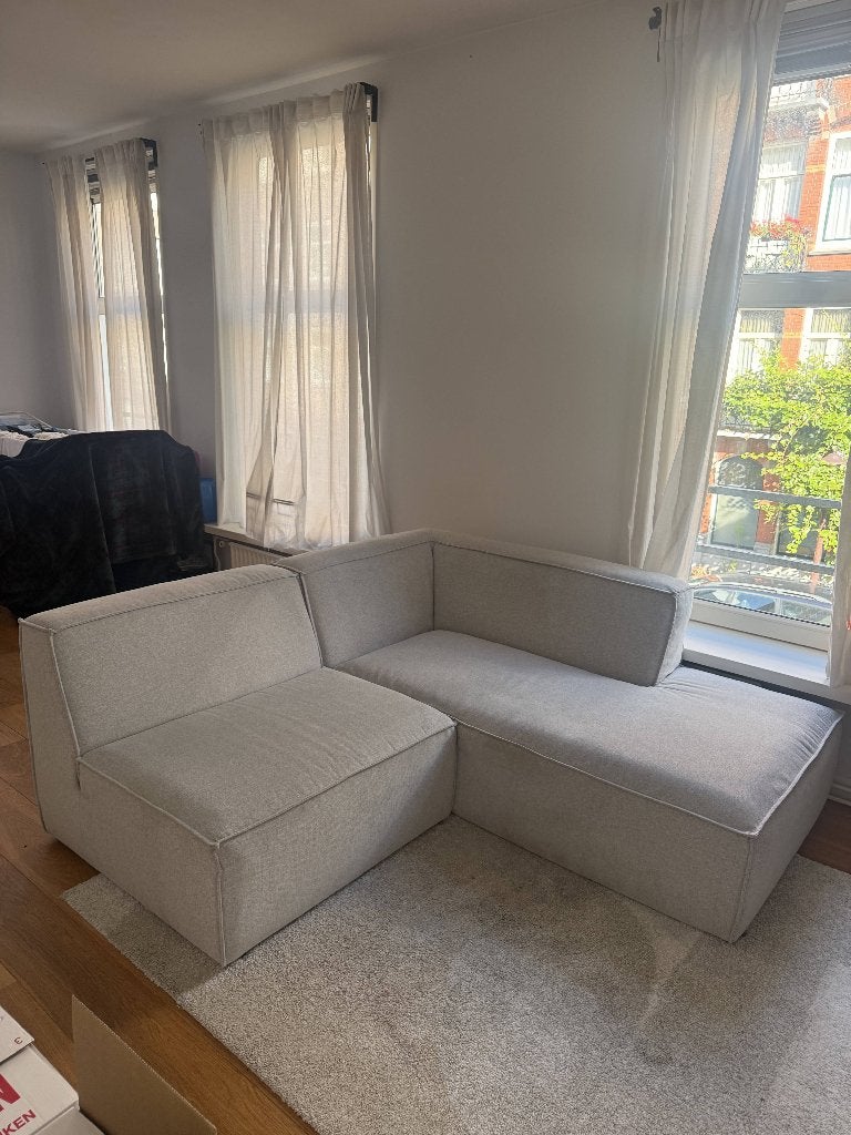 NOUS living modulaire bank, Huis en Inrichting, Banken | Bankstellen, 150 tot 200 cm, Hoekbank, Tweepersoons, Ophalen of Verzenden