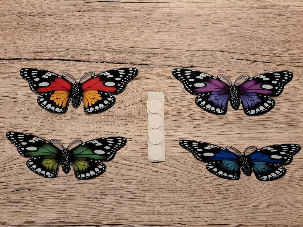 vlinder decoratie 2d, Ophalen of Verzenden, Nieuw