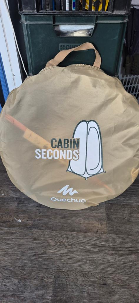 Quechua 2 Seconds Pop-up Douchecabine/Kampeertent, Caravans en Kamperen, Tenten, Ophalen, Tot en met 2