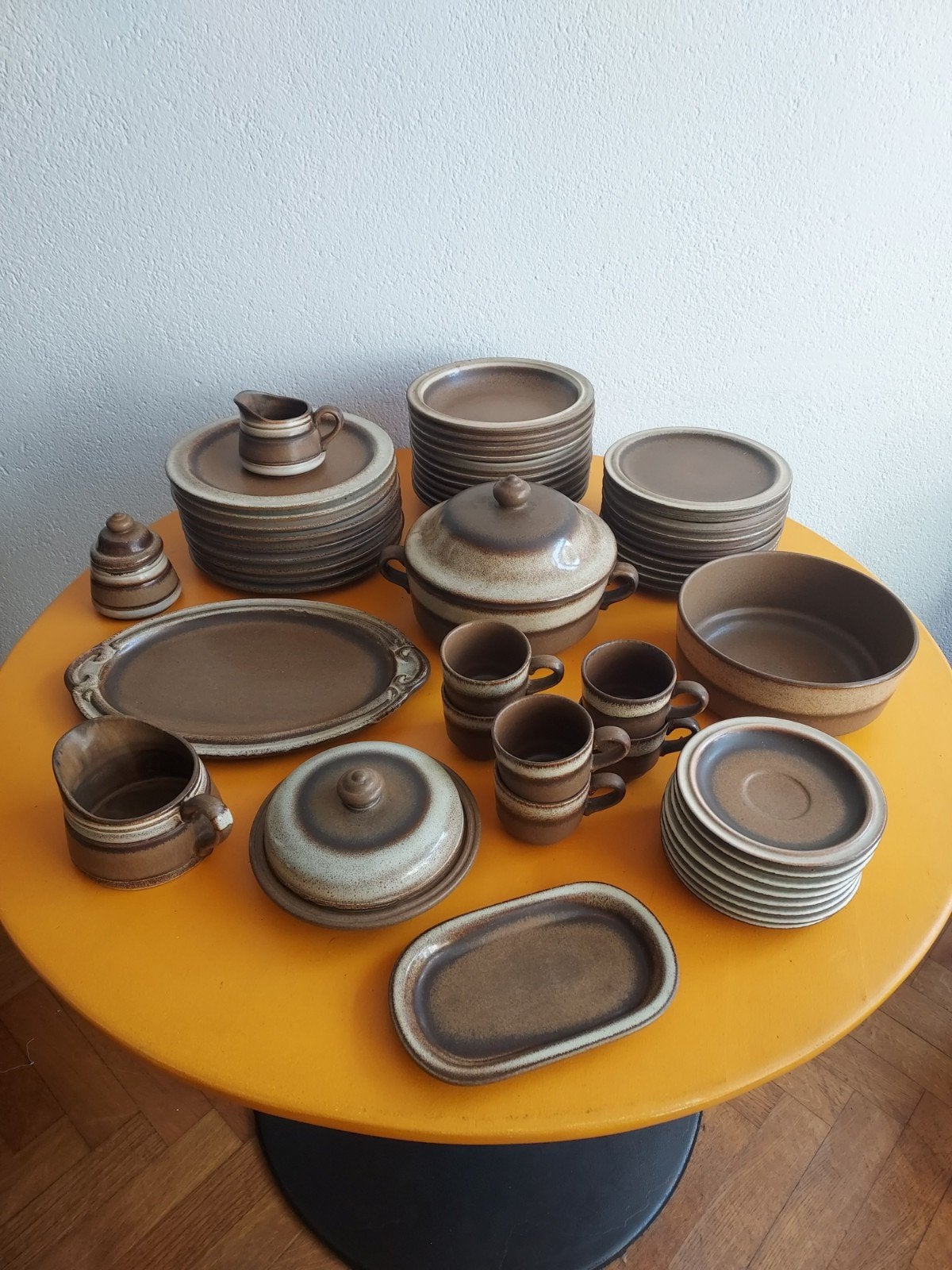 Uitgebreid West-Duits Servies  Gerzit - 50+ Delen, Ophalen, Gebruikt, Overige stijlen, Aardewerk
