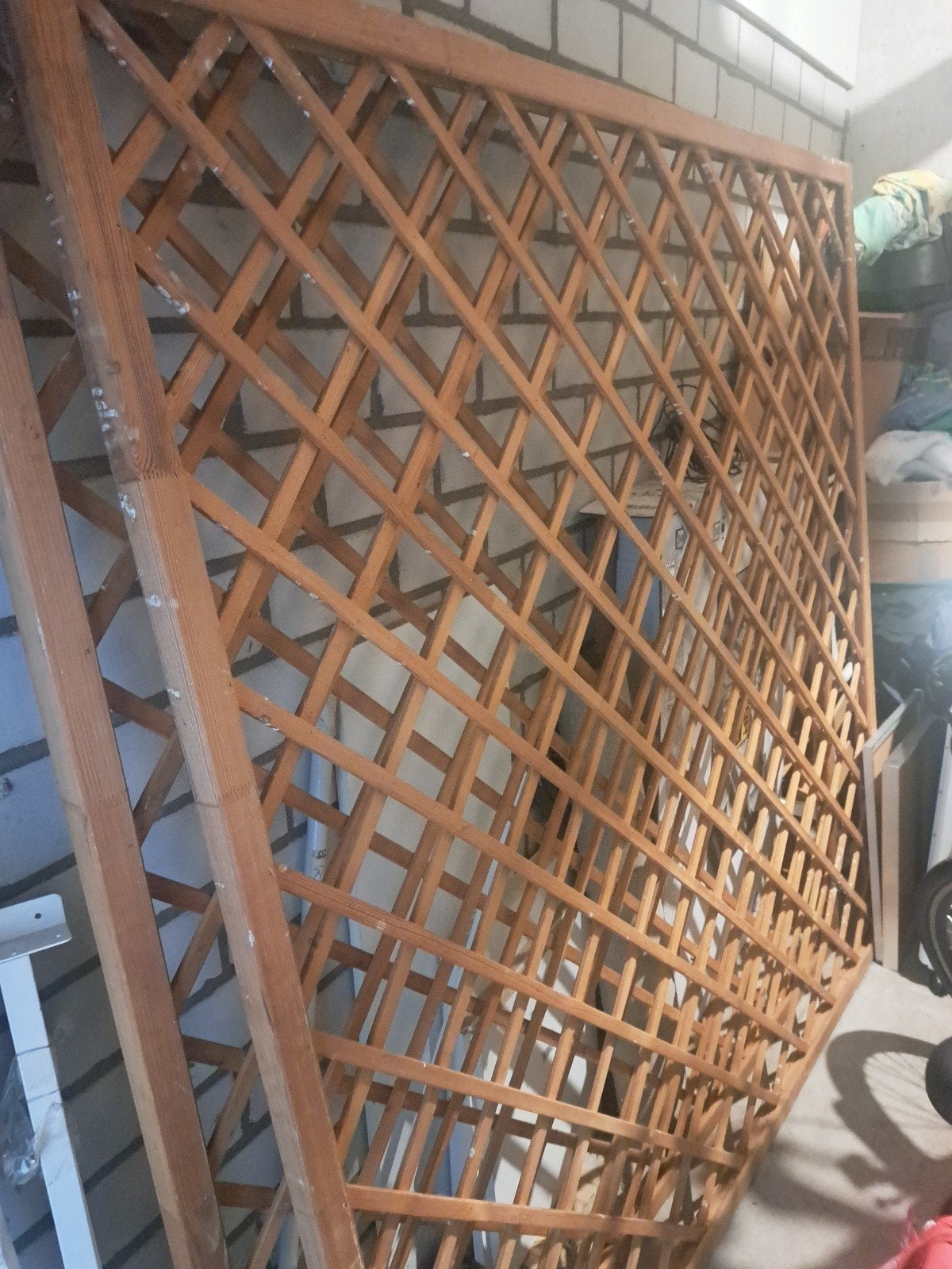 2 trellis  rekken, Ophalen, Minder dan 3 meter, Hout, 1 tot 2 meter