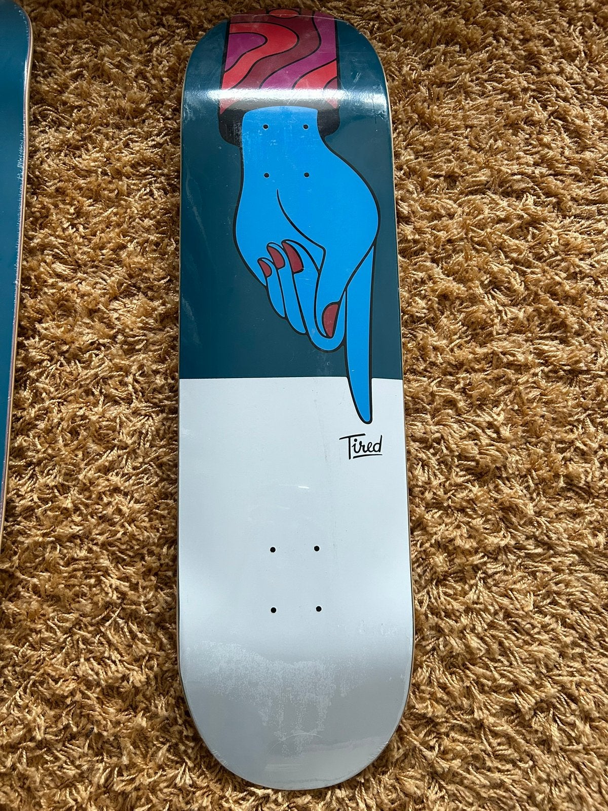 Piet Parra Tired skatedeck, Ophalen of Verzenden, Nieuw, Skateboard