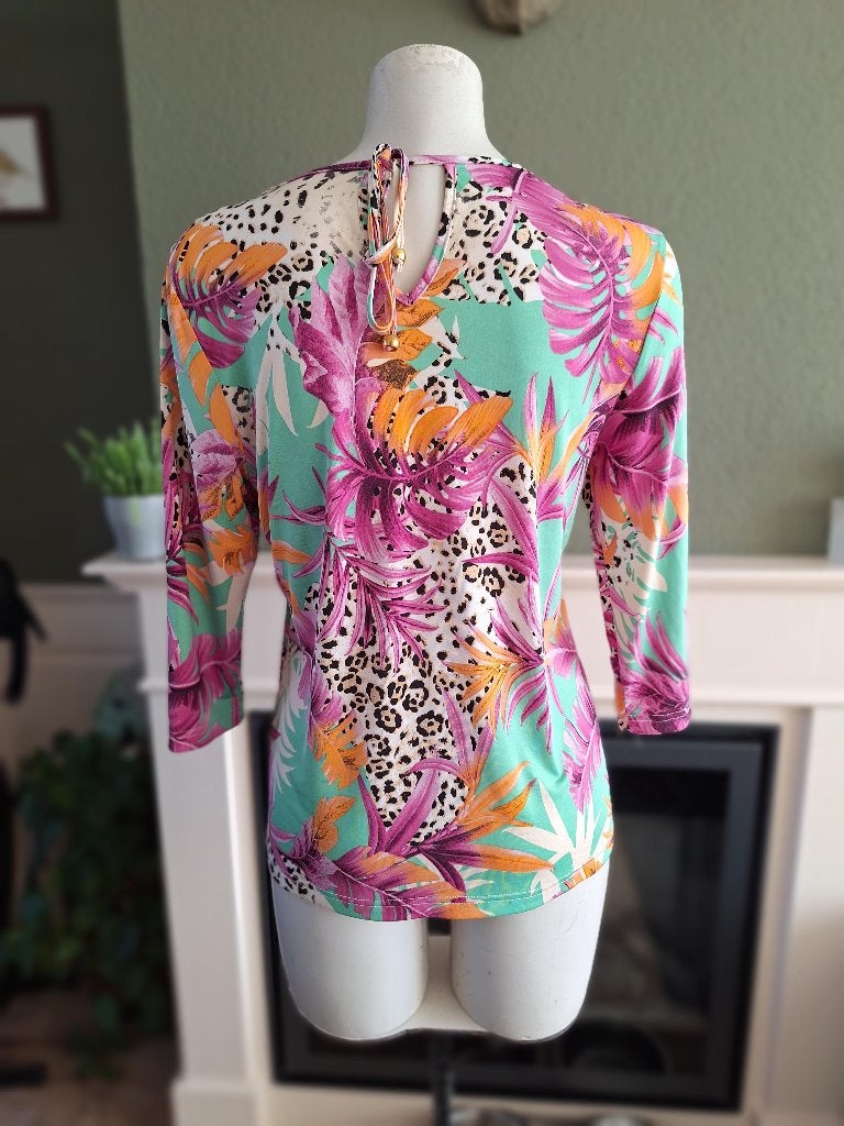 Batida mooie fleurige shirt top 3 M 38, Maat 38/40 (M), Verzenden, Zo goed als nieuw, Lange mouw