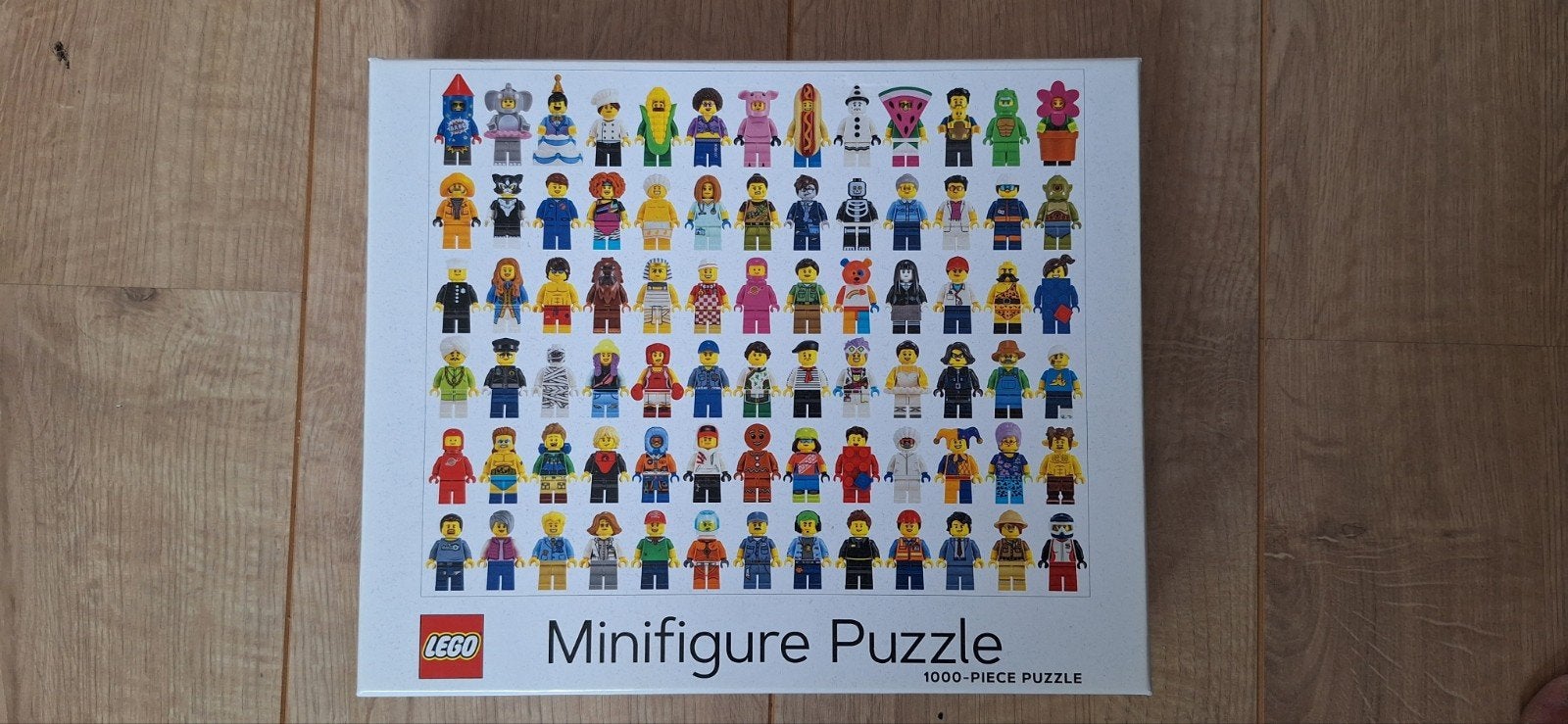 LEGO Minifigure Puzzel 1000 stukjes, Ophalen of Verzenden, 500 t/m 1500 stukjes, Zo goed als nieuw, Legpuzzel