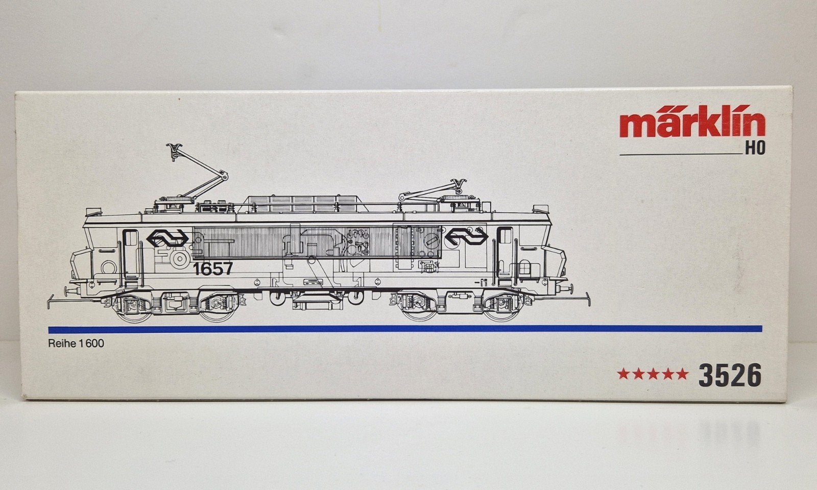 Märklin H0 3526 electrische locomotief 1652 Utrecht, Hobby en Vrije tijd, Modeltreinen | H0, Ophalen, Wisselstroom, Locomotief