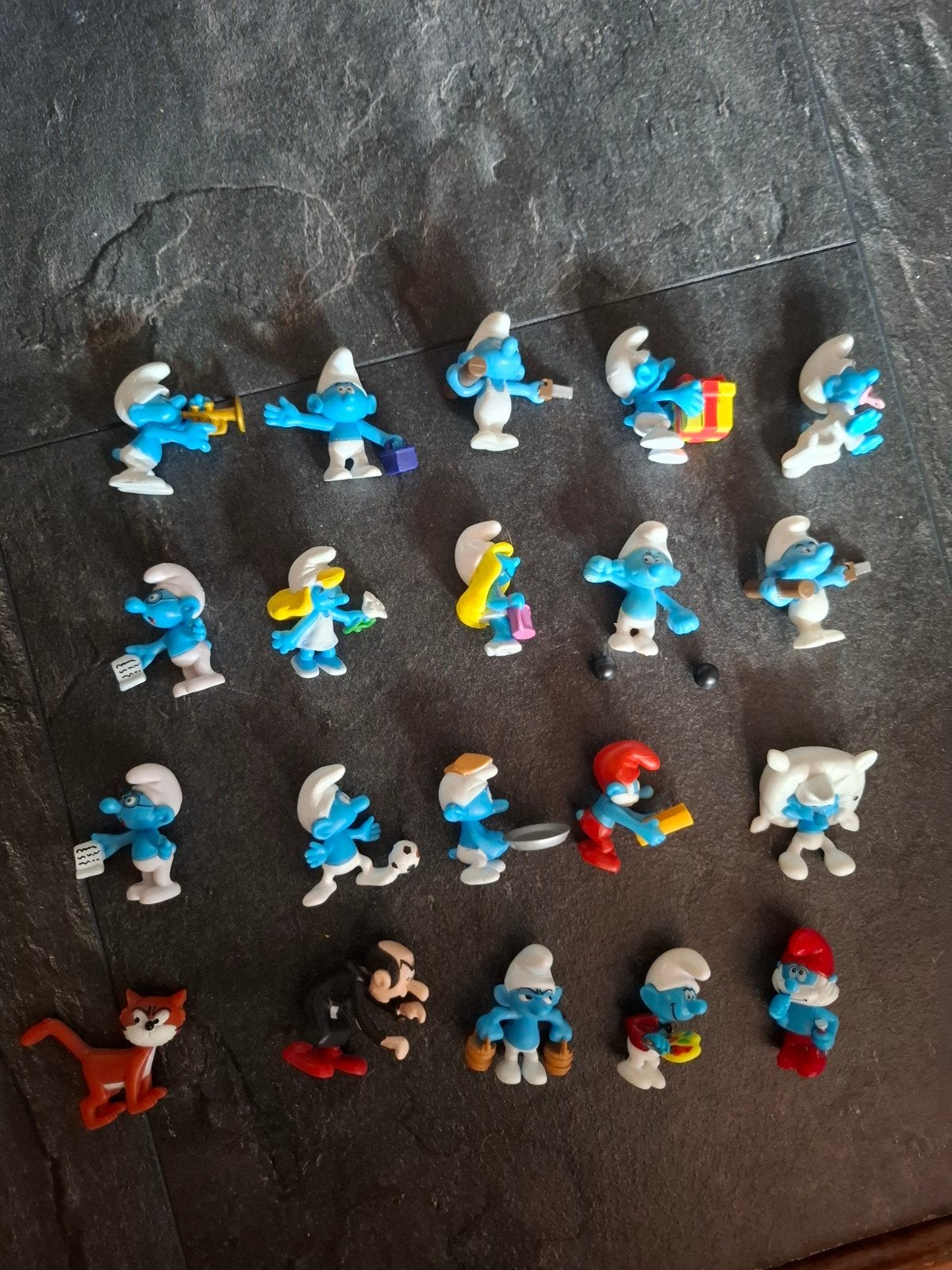 Smurfen figuren van AH - 20 stuks, inclusief Gargamel en A, Ophalen of Verzenden, Zo goed als nieuw, Verschillende Smurfen, Poppetje, Figuurtje of Knuffel