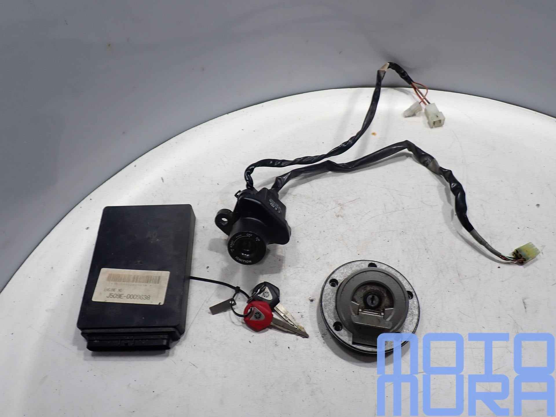 Yamaha R6 2005 slotset sleutel contactslot ecu slotensetYZF-, Ophalen of Verzenden, -, -, -