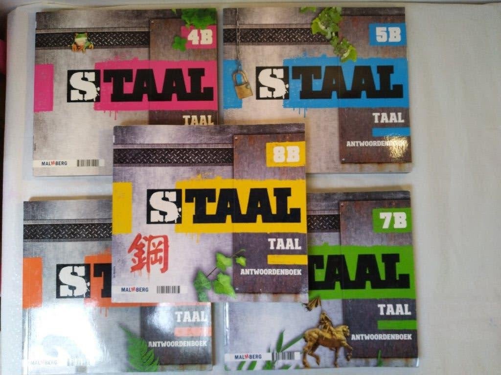 Staal - Versie 1 - Taal Antwoordenboek - Groep 4, 5, 6, 7, 8, Boeken, Ophalen of Verzenden, Zo goed als nieuw, Overige niveaus