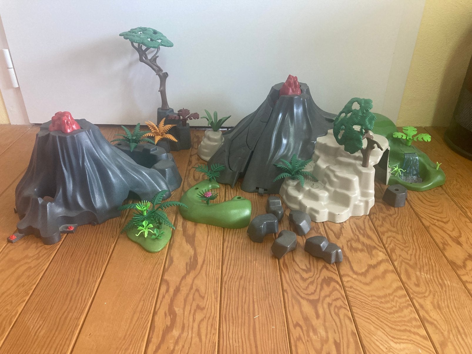 Playmobil vulkaanlandschap, Ophalen, Gebruikt