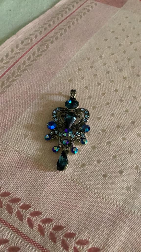 Ketting hanger, Verzenden, Zo goed als nieuw, Zilver, Overige materialen
