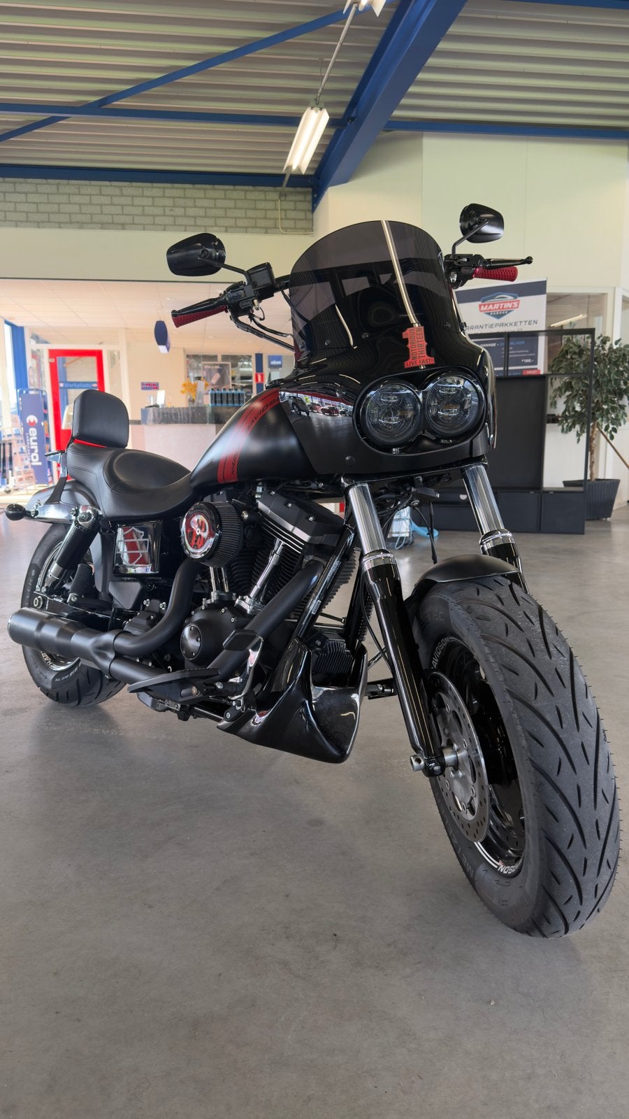 Harley-Davidson Dyna Fat Bob FXDF - Custom Bobber Stijl, Motoren, 2 cilinders, Sportuitlaat, 1680 cc, Harley davidson