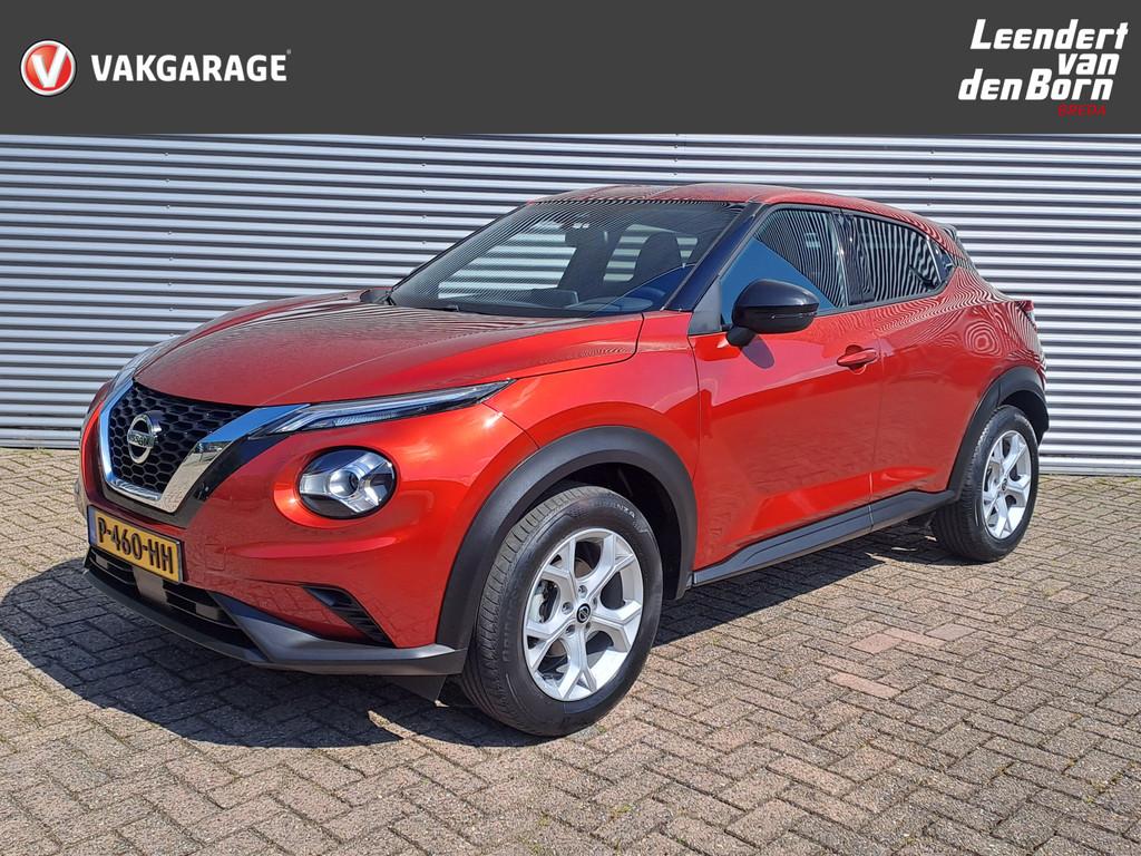 Nissan Juke 1.0 DIG-T N-Connecta | Apple Carplay/Android Aut, Auto's, Nissan, Voorwielaandrijving, 12 maanden, Stof, Euro 6