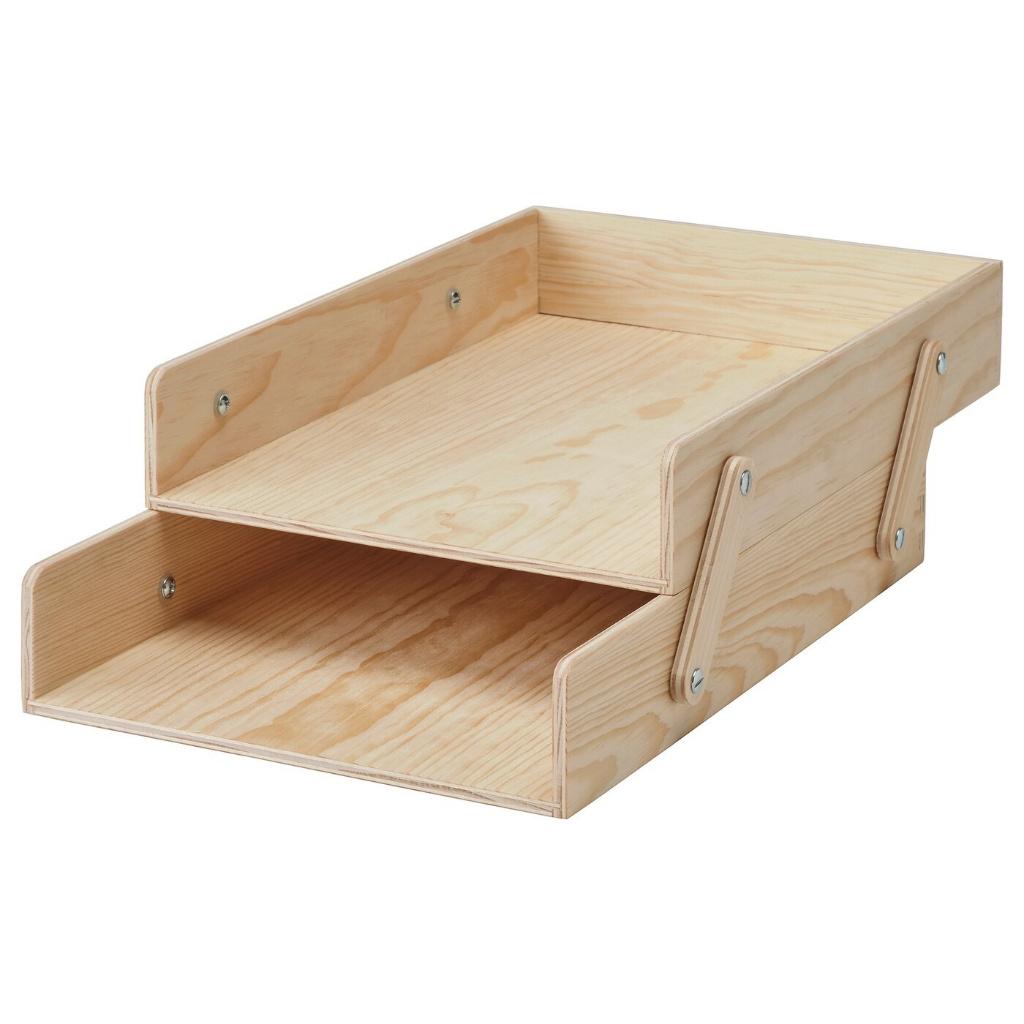 Brievenbakje Hout IKEA (dubbel), Ophalen of Verzenden, Nieuw