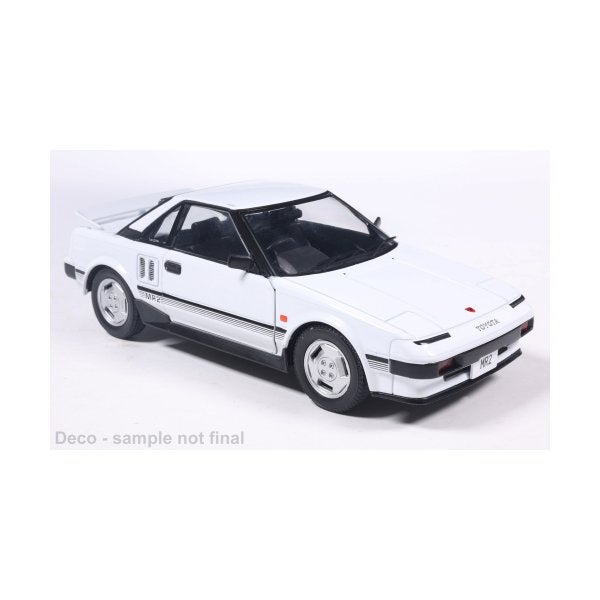 Toyota MR2 1984 Wit Schaal 1/24 Whitebox, Overige merken, Whitebox, Auto, Nieuw