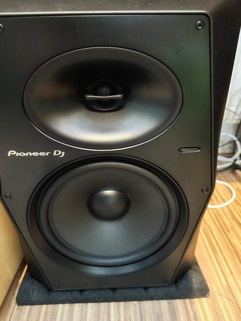 2x Pioneer DJ VM-80 Actieve DJ Monitoren Factuur en Garantie, Ophalen, Studiomonitor, 120 tot 150 watt, Zo goed als nieuw