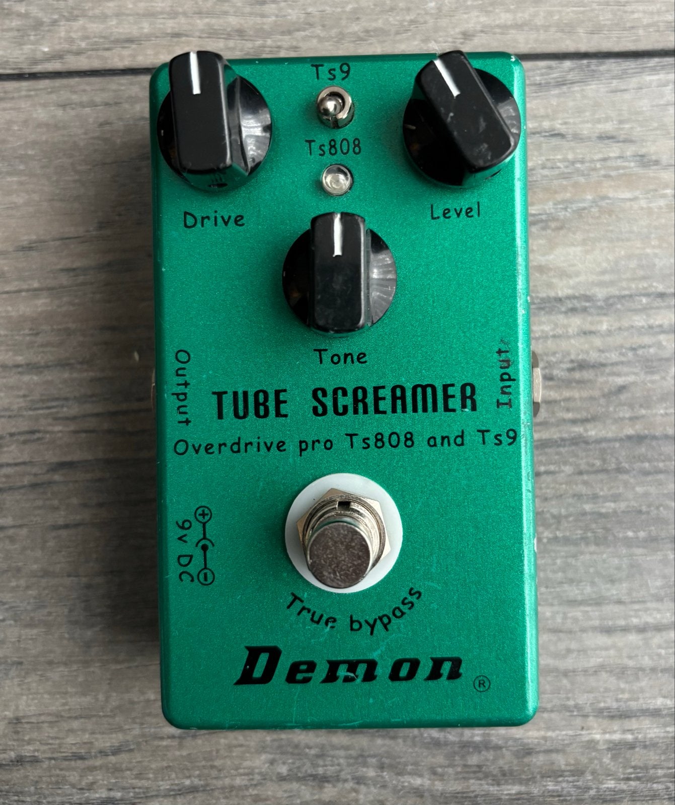 Demon Tube Screamer Overdrive Pro Ts808 en Ts9, Ophalen of Verzenden, Zo goed als nieuw, Distortion, Overdrive of Fuzz
