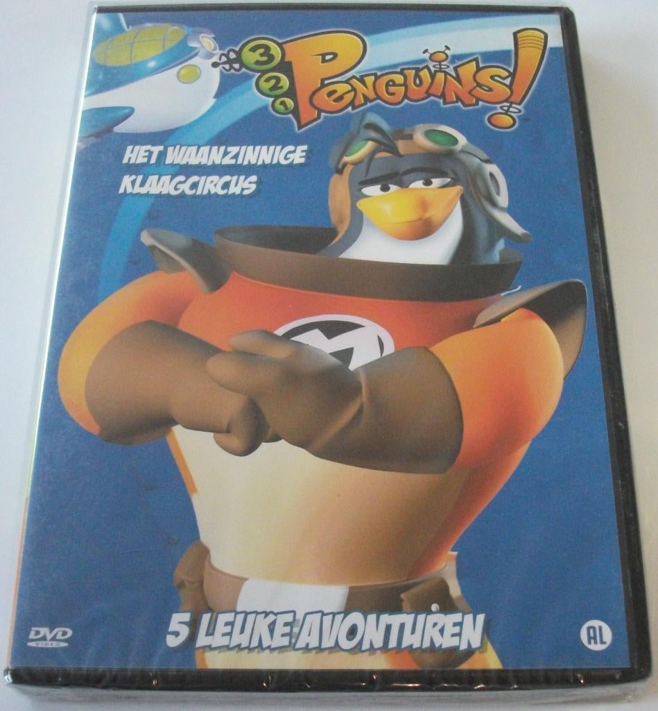 Dvd *** 321 PENGUINS! *** *NIEUW*, Avontuur, Alle leeftijden, Ophalen of Verzenden, Nieuw in verpakking