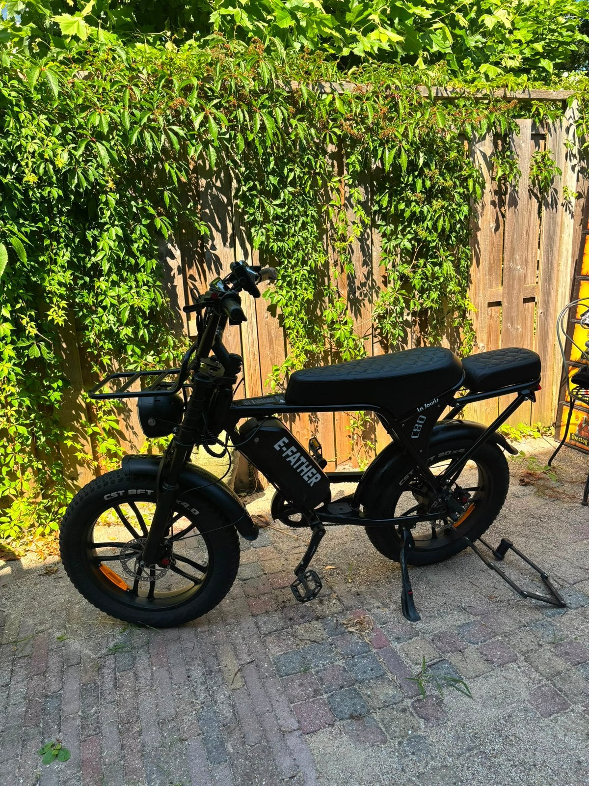 Fatbike E father V8.C80 black. Special edition, Fietsen en Brommers, Brommers | Tomos, Ophalen, Zo goed als nieuw, Overige modellen