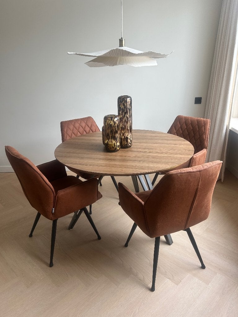 Eet kamer stoelen, Ophalen, Japandi, Gebruikt, Bruin