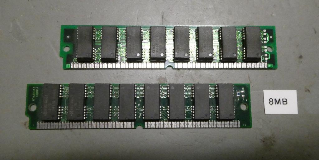 72 pins 8 mb ram chips retro vintage old computer commodore, Computers en Software, RAM geheugen, Overige soorten, Ophalen of Verzenden