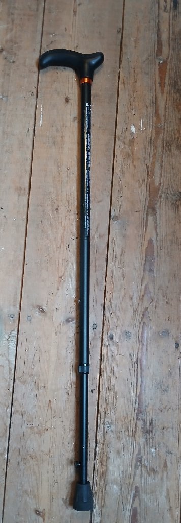 2 Wandelstokken, 1 uitschuifbaar, Ophalen, Verstelbaar, Gebruikt