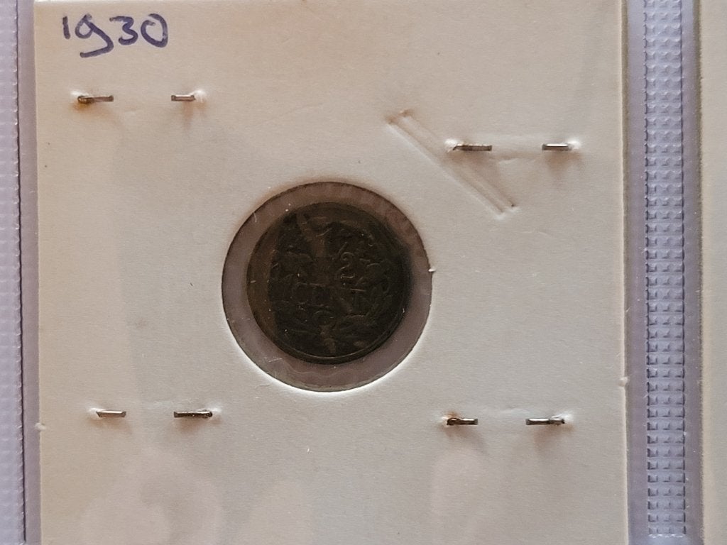 2,5 CENT 1930 / 1941 Losse munten, Verzenden, Koningin Wilhelmina, 1 cent, Losse munt