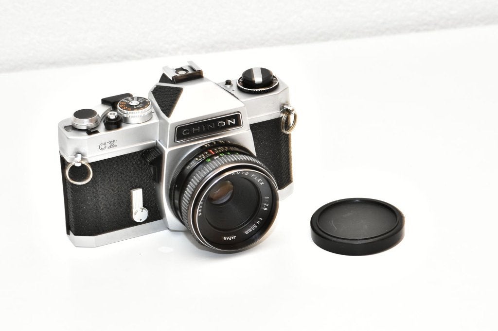 Chinon CX 35mm film M42 SLR + 50mm f/2.8 prime lens, Verzenden, Gebruikt, Spiegelreflex, Overige Merken