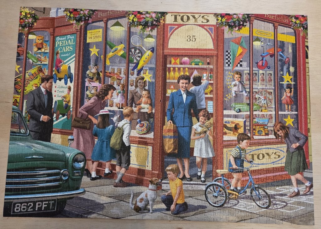 Falcon, The Toy Shop, 1000 stukjes, Ophalen, 500 t/m 1500 stukjes, Zo goed als nieuw, Legpuzzel