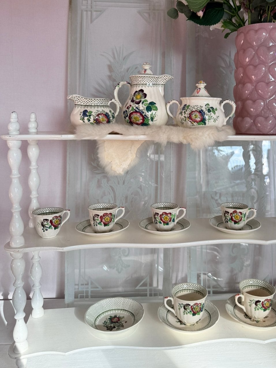 Mason’s Paynsley Patt 5 pers koffie thee servies antiej, Ophalen