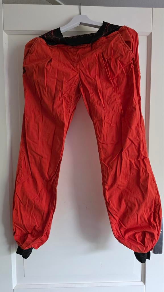 Oranje klimbroek van Nograd, maat 2, Ophalen of Verzenden, Gebruikt, Klimsportkleding