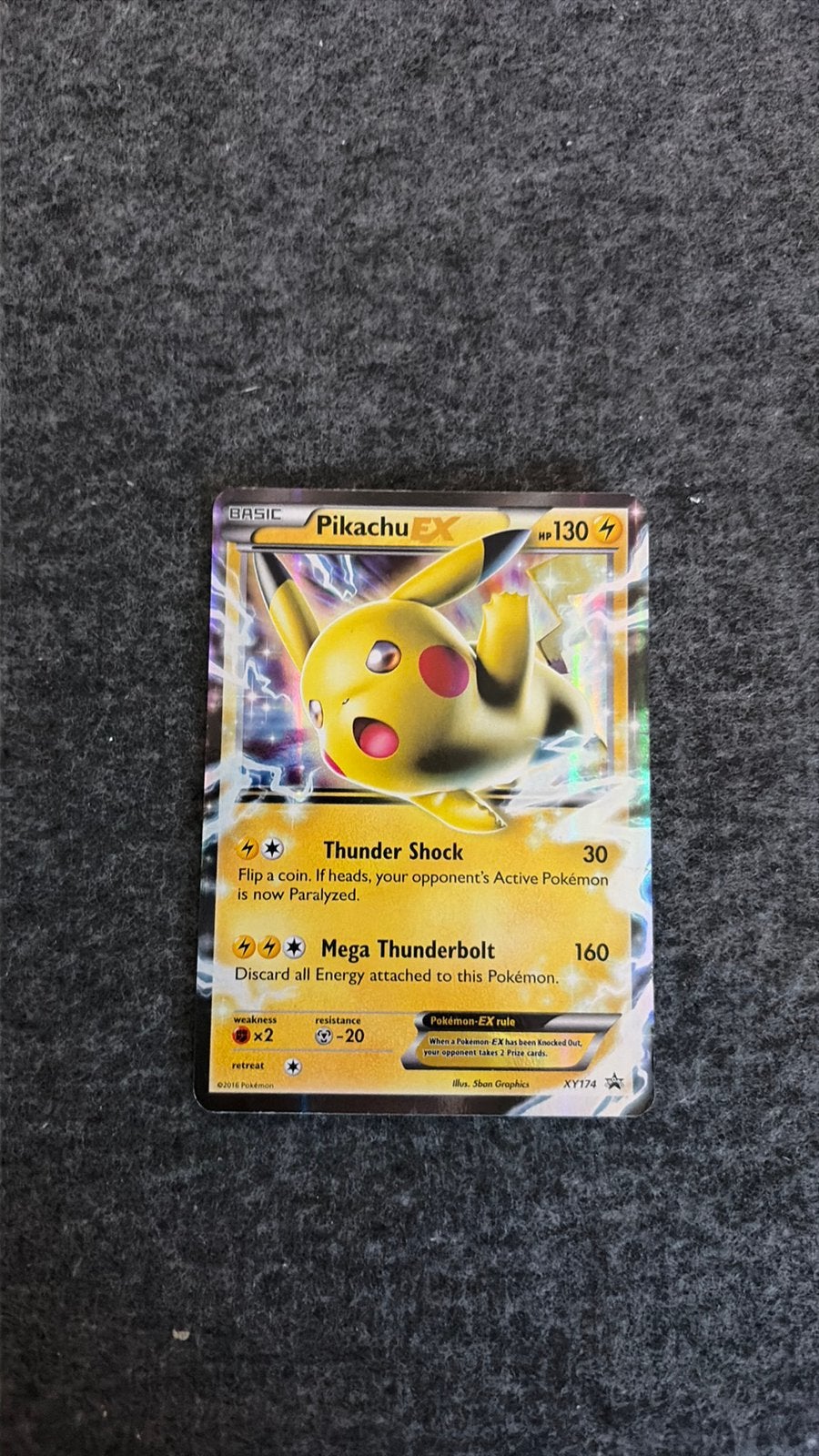 Pikachu EX Promo XYPR174, Ophalen of Verzenden, Zo goed als nieuw