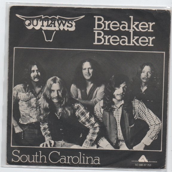 The Outlaws- Breaker Breaker, 7 inch, Ophalen of Verzenden, Zo goed als nieuw, Beschermende buitenhoes
