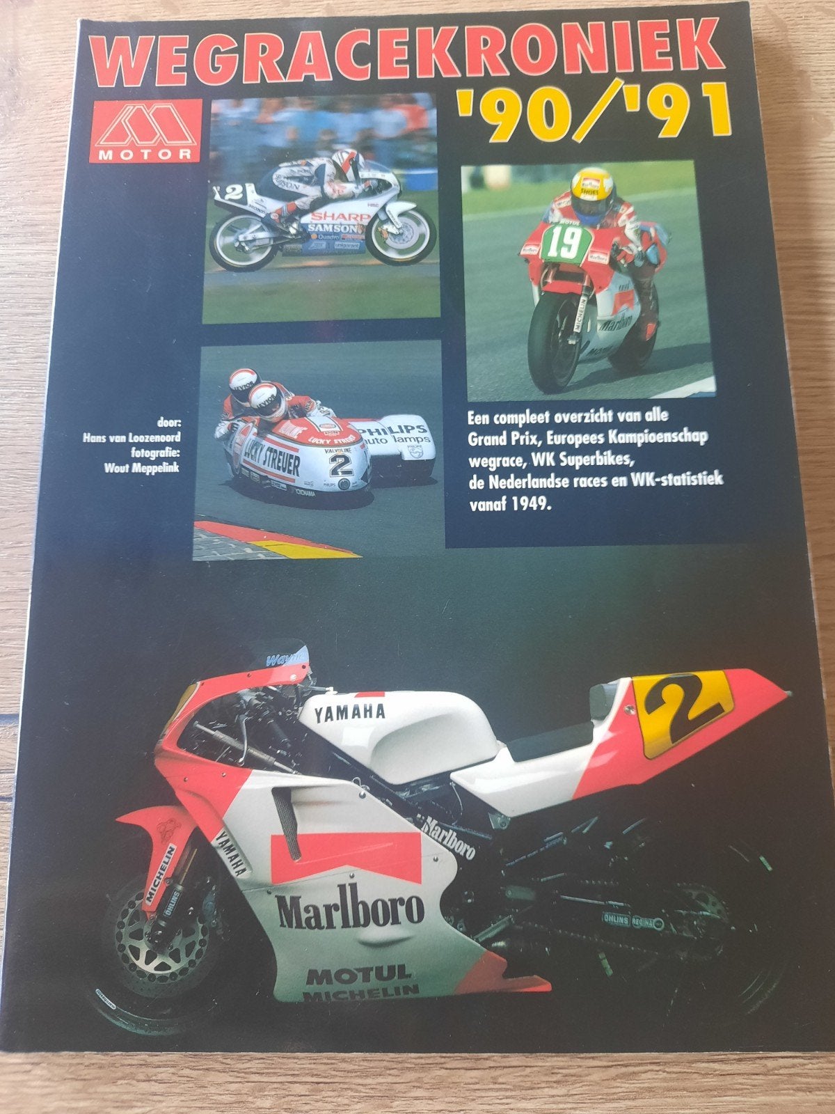 Wegracekroniek '90/'91 - Motorrace Boek, Boeken, Verzenden, Gelezen, Algemeen, Hans van Loozenoord, Wout Meppelink