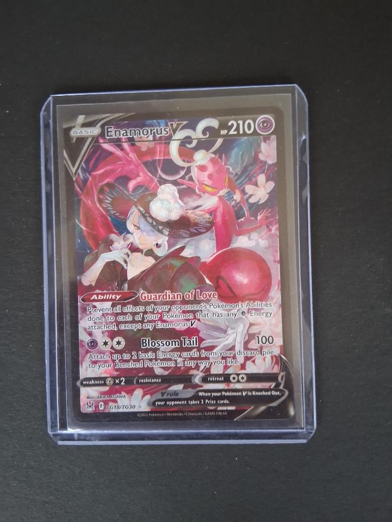 Enamorus V TG18/TG30 (Lost Origin) NM, Ophalen of Verzenden, Nieuw, Losse kaart, Foil