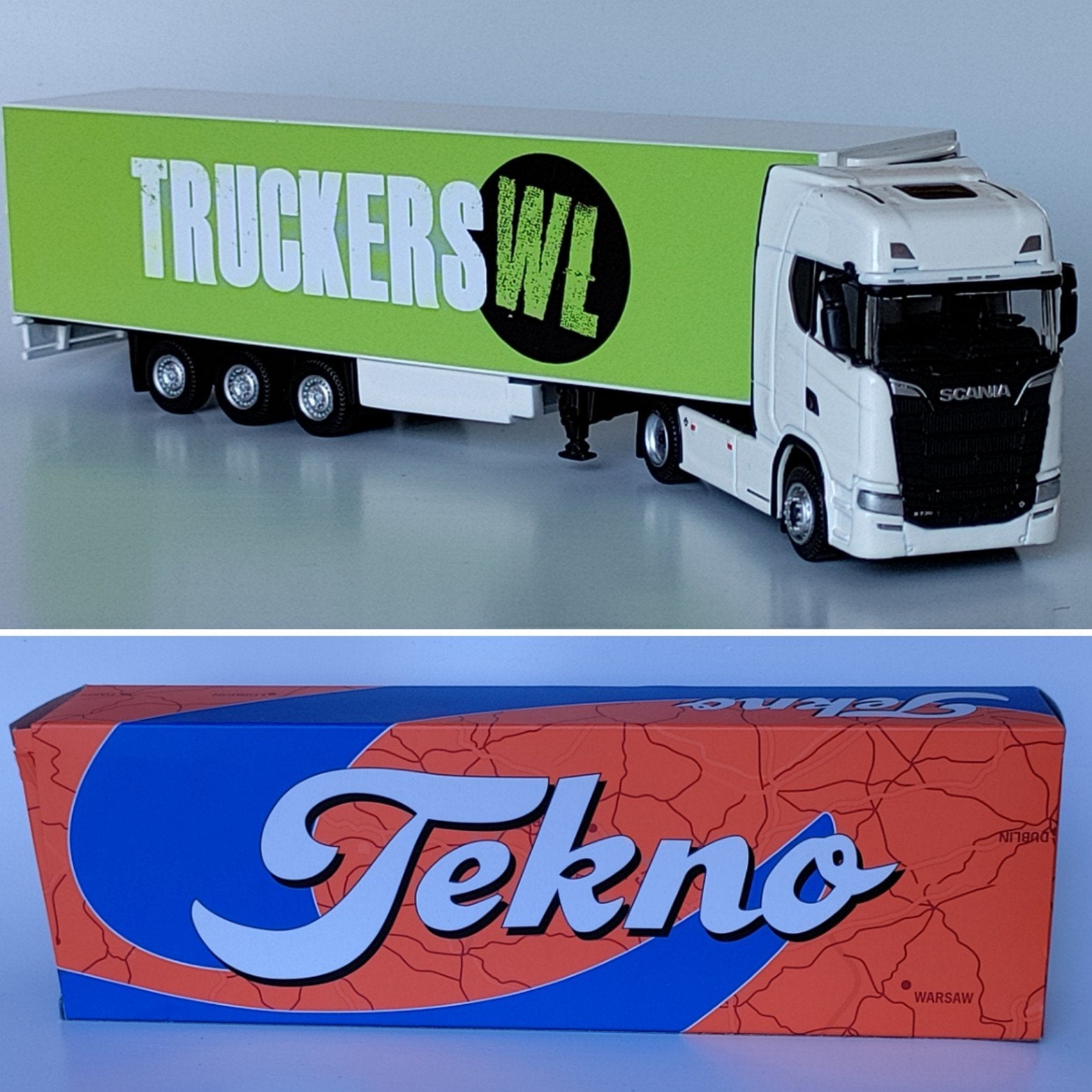 Tekno Scania vrachtwagen truckers Westland 1:87 (zeldzaam), Hobby en Vrije tijd, Modelauto's | 1:87, Ophalen of Verzenden, Nieuw