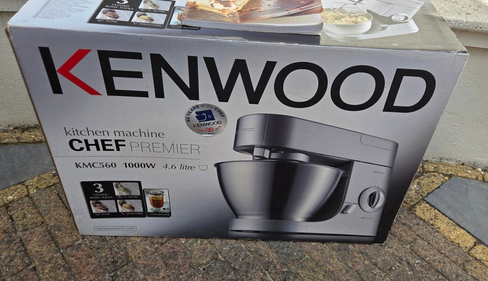 Kenwood Keukenmachine KMC560, Witgoed en Apparatuur, Keukenmixers, 4 liter of meer, Ophalen of Verzenden, Zo goed als nieuw, 3 snelheden of meer