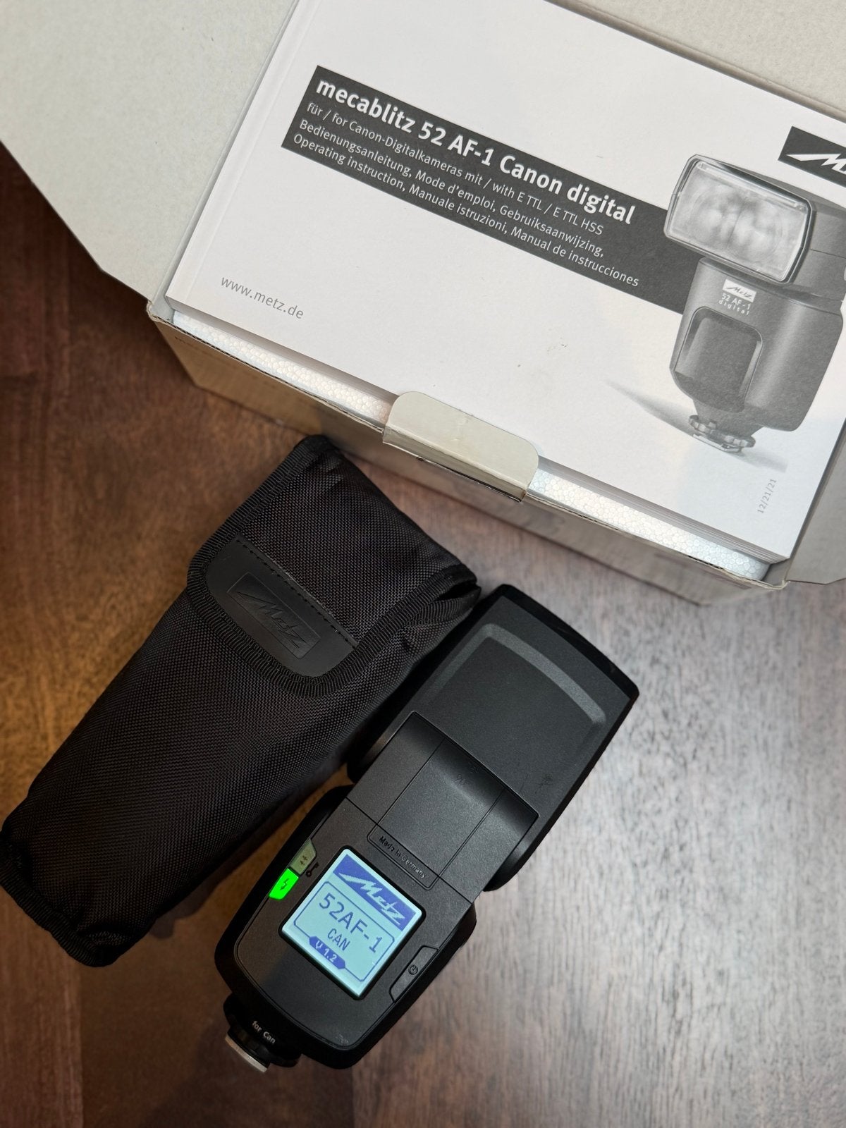 Metz Mecablitz 52 AF-1 flitser voor Canon + MagMod set, Audio, Tv en Foto, Fotografie | Flitsers, Ophalen, Canon, Diffuser, Externe flitser