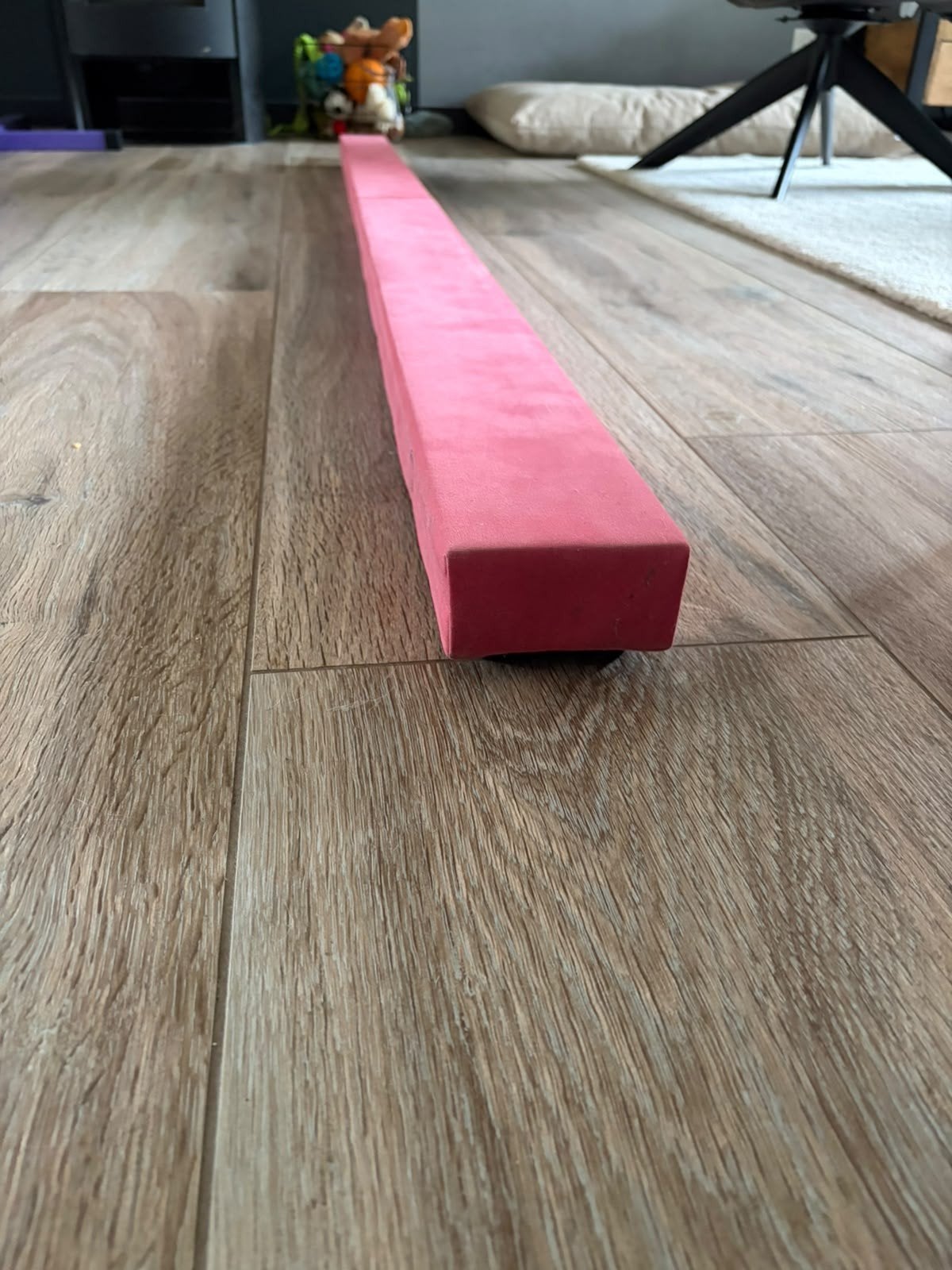 Opklapbare Turnbalk Roze - 220 cm - Zo goed als nieuw, Sport en Fitness, Ophalen, Zo goed als nieuw, Roze, Materiaal