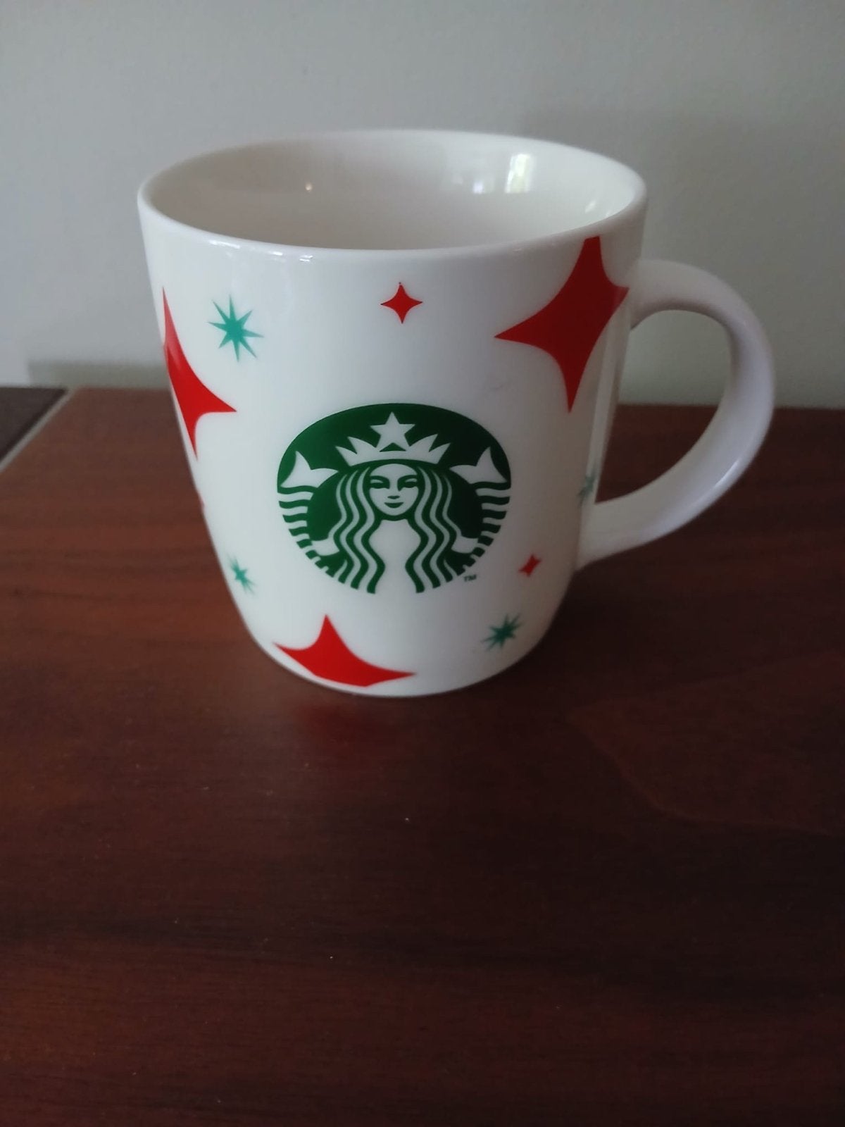 Starbucks (2023) kerstmok met sterren - 260 ml, Zo goed als nieuw, Starbucks, Modern, Mok