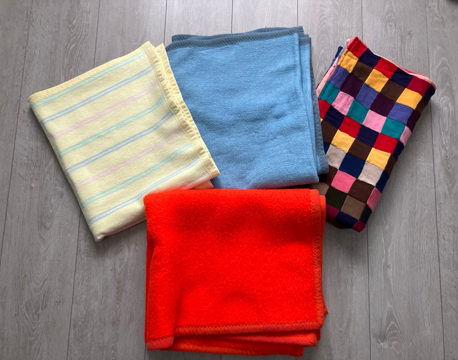 Vintage warme dekens voor ledikant, Wasbaar, Ophalen of Verzenden, Zo goed als nieuw, Meerkleurig