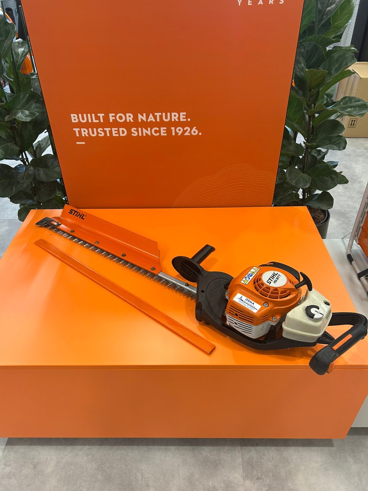 STIHL HS 87T benzine heggenschaar enkelknippend, Ophalen of Verzenden, Gebruikt, Benzine
