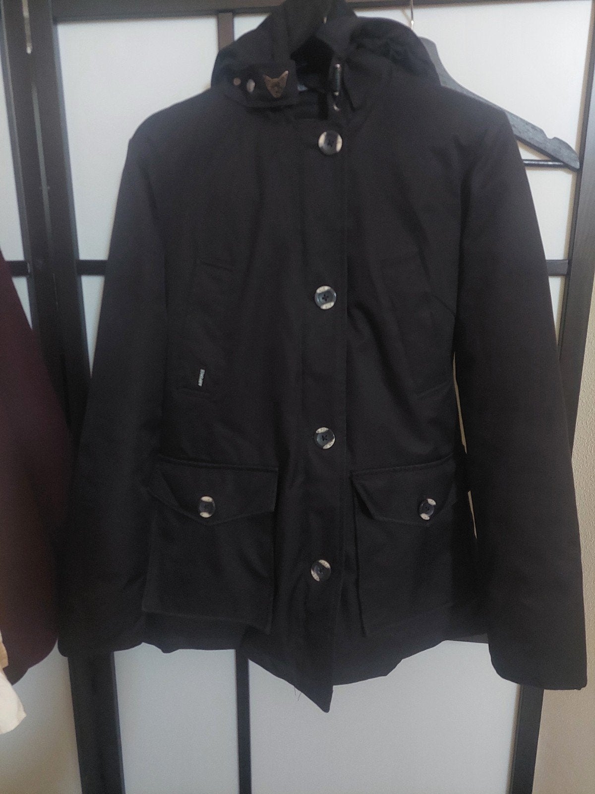 Airforce winterjas m, winterjas m, jas m, damesjas m, jas 38, Maat 38/40 (M), Airforce, Zwart, Ophalen of Verzenden