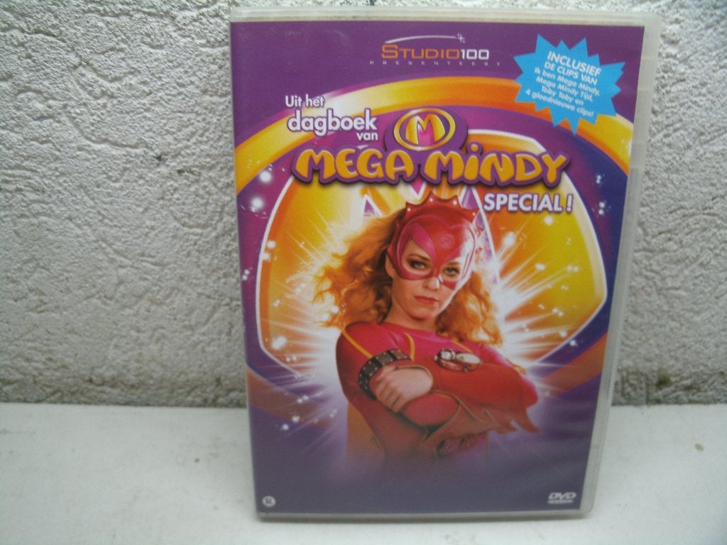 dvd 218k mega mindy studio 100 uit het dagboek, Cd's en Dvd's, Alle leeftijden, Ophalen of Verzenden, Zo goed als nieuw