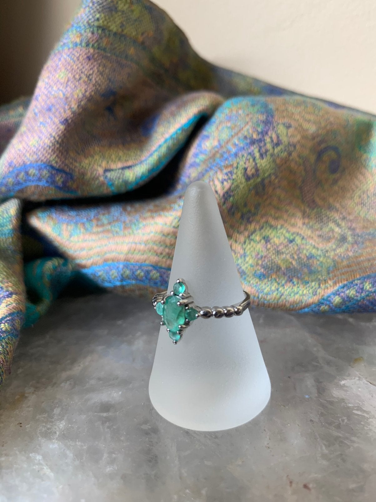 Smaragd vreugde intuïtie beschermt succes magie liefde uniek, Sieraden, Tassen en Uiterlijk, Ringen, Magnolia11, Nieuw, Ophalen of Verzenden
