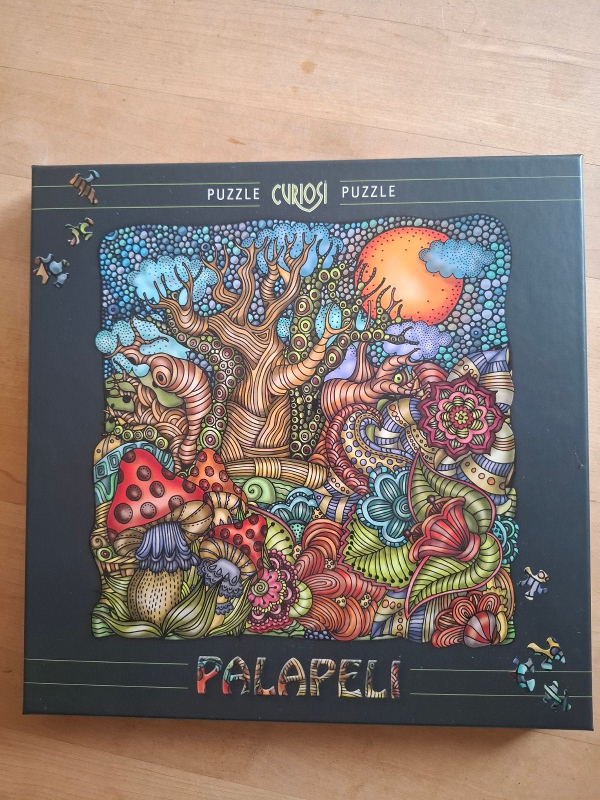Curiosi Palapeli Legpuzzel - Nieuwstaat; uniek design, Ophalen of Verzenden, Minder dan 500 stukjes
