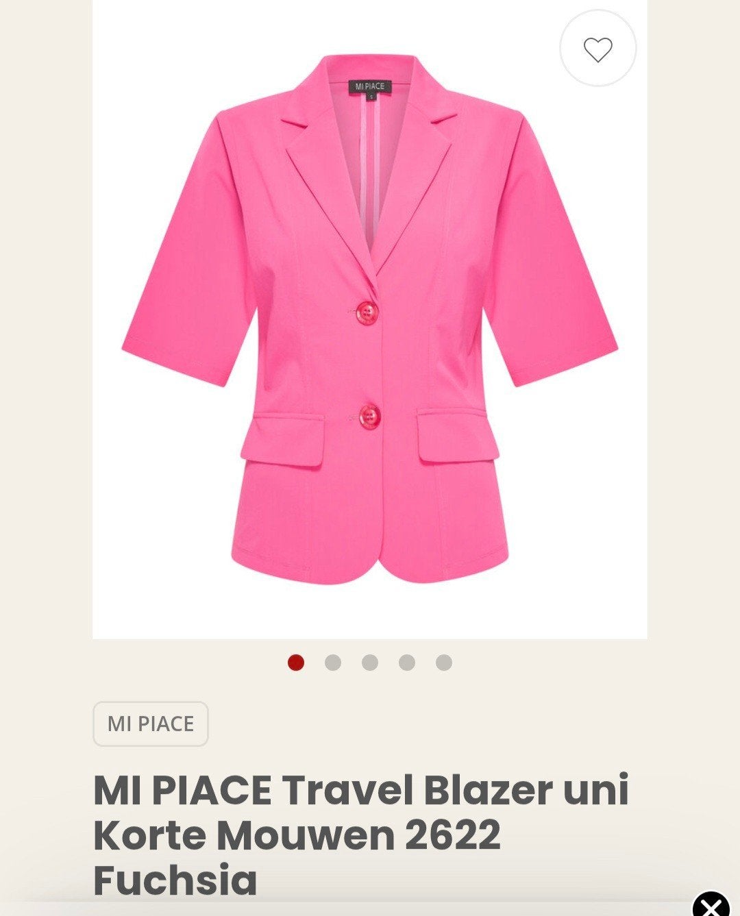 Gezocht blazer Mi Piace maat L, Ophalen of Verzenden, Zo goed als nieuw, Maat 38/40 (M)