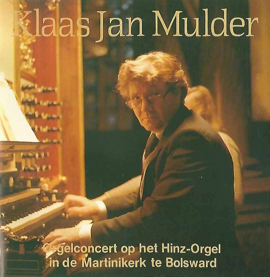 OrgelCD: Klaas Jan Mulder - Orgelconcert Martinikerk Bolswar, Ophalen of Verzenden, Zo goed als nieuw, Instrumentaal, Orgel