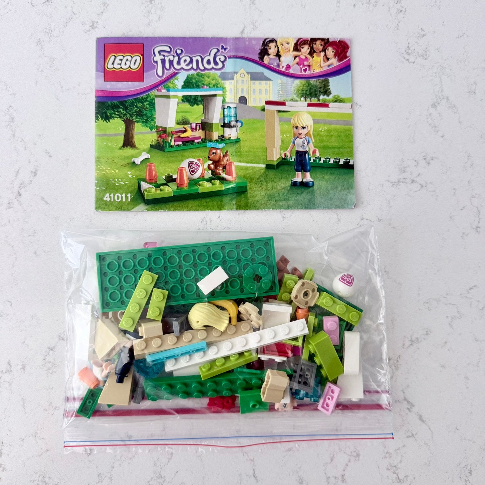 LEGO 41011 Friends | Stephanie’s Soccer Practice met boekje, Ophalen, Compleet, Lego, Friends